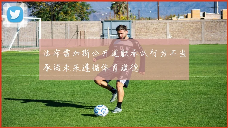 法布雷加斯公开道歉承认行为不当承诺未来遵循体育道德